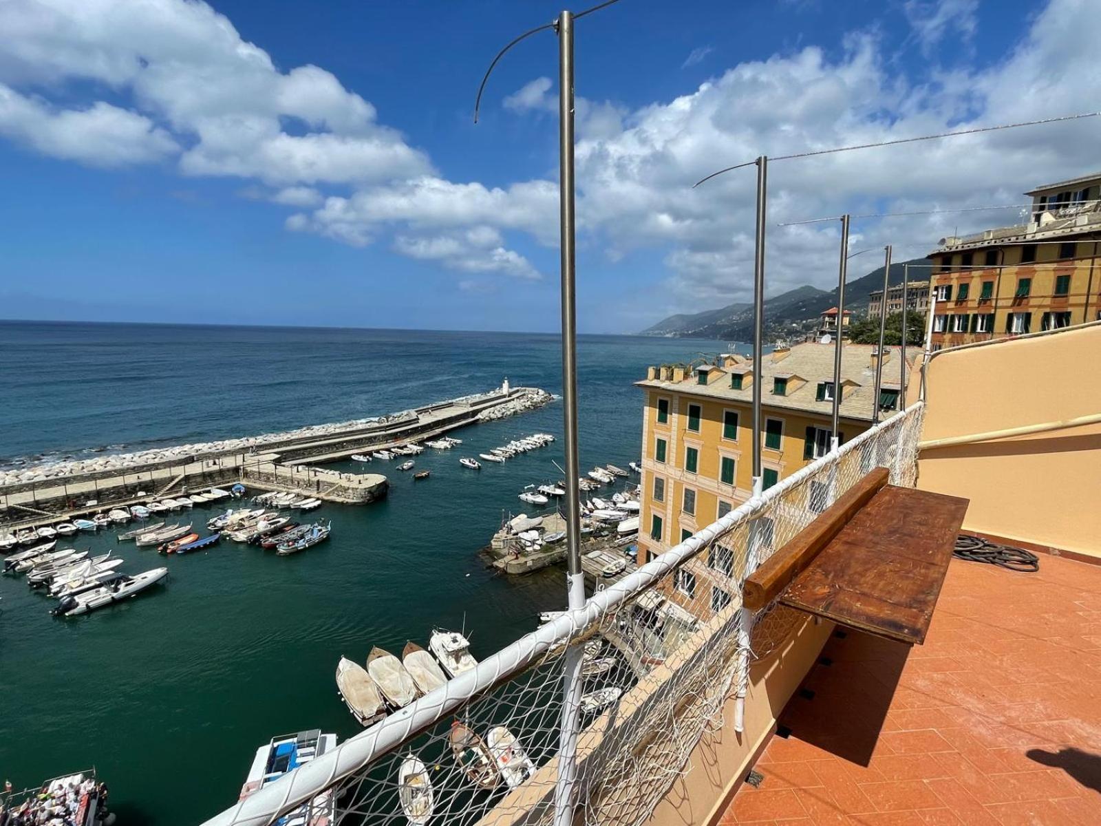 Apartament Sea View Camogli Portofino Zewnętrze zdjęcie